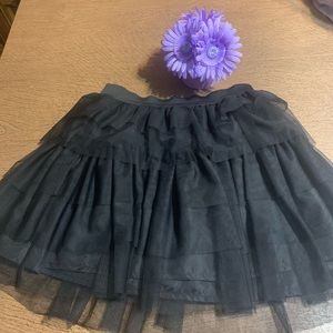 ❤️❤️❤️Pink Rose layered mini skirt M